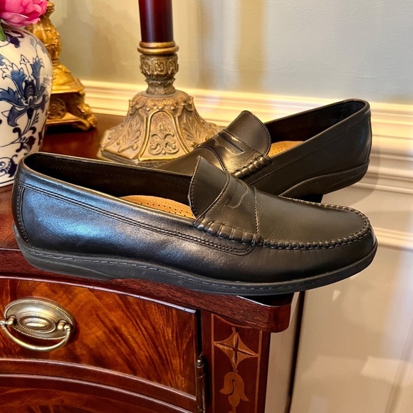 NWOB Men\'s Cole Haan Pinch Cup Comfort Penny Loafers Shoes in Black Size 9.5 M main image 6